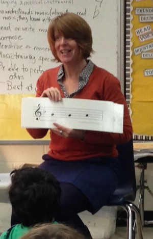 Betsy Greene teaching solfege